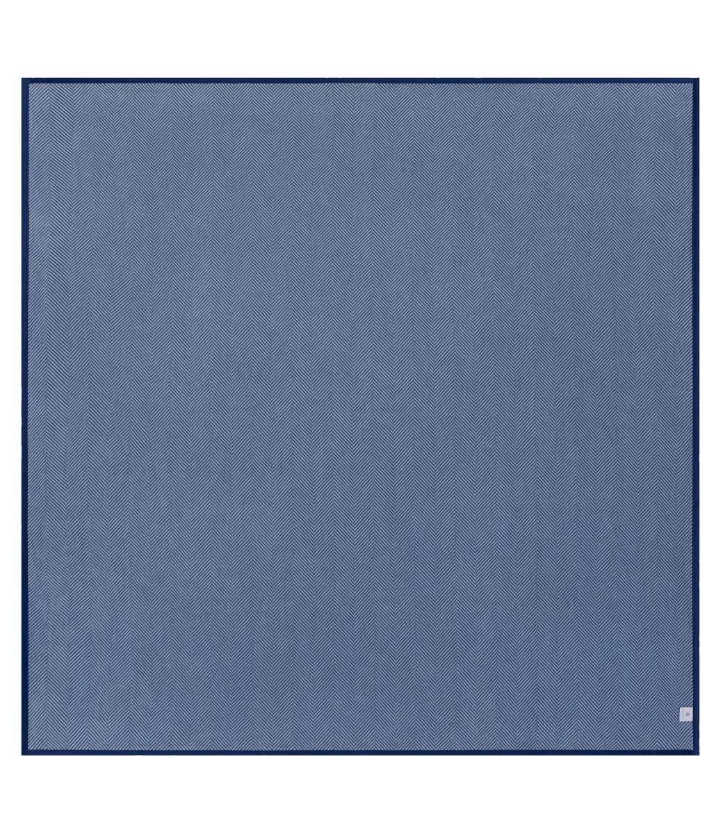 Harborview Herringbone Navy Blanket - Midi