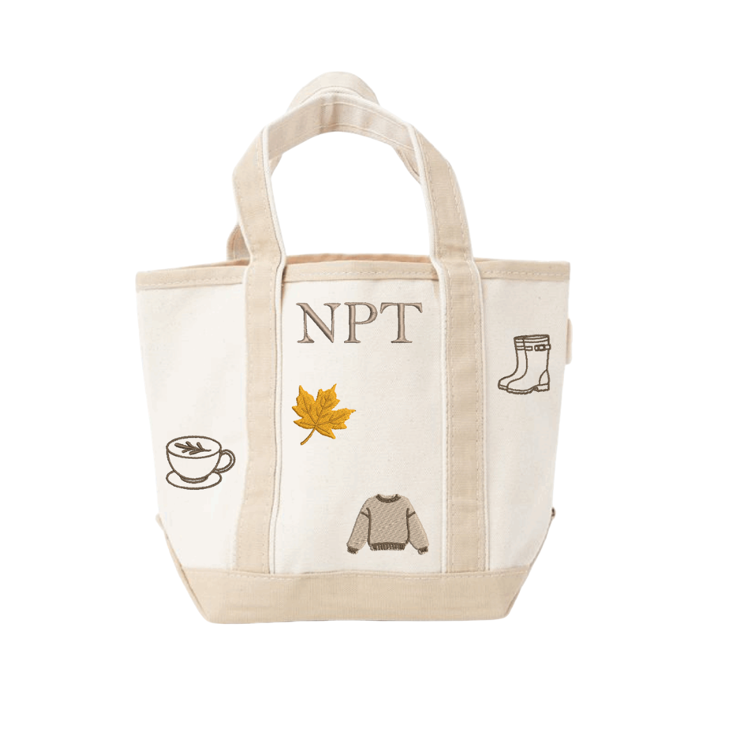 Preorder: NPT Autumn Mini Boat Tote - Tan - Casa Nuccia