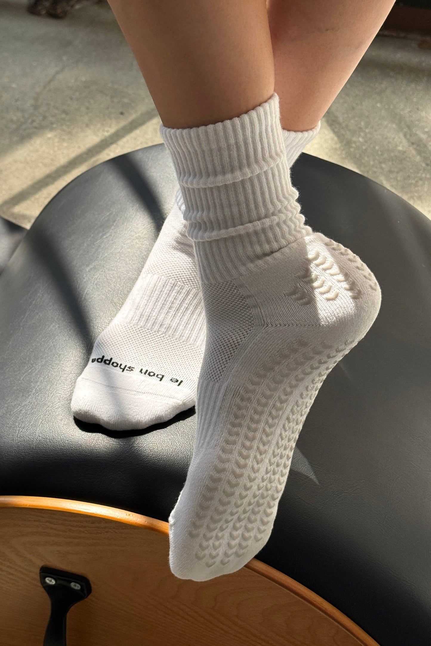 Grip Gym Socks - Grey + Grey