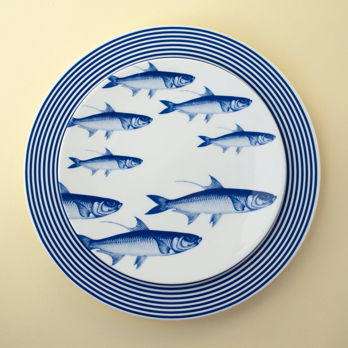 School of Fish Coupe Salad Plate - Single