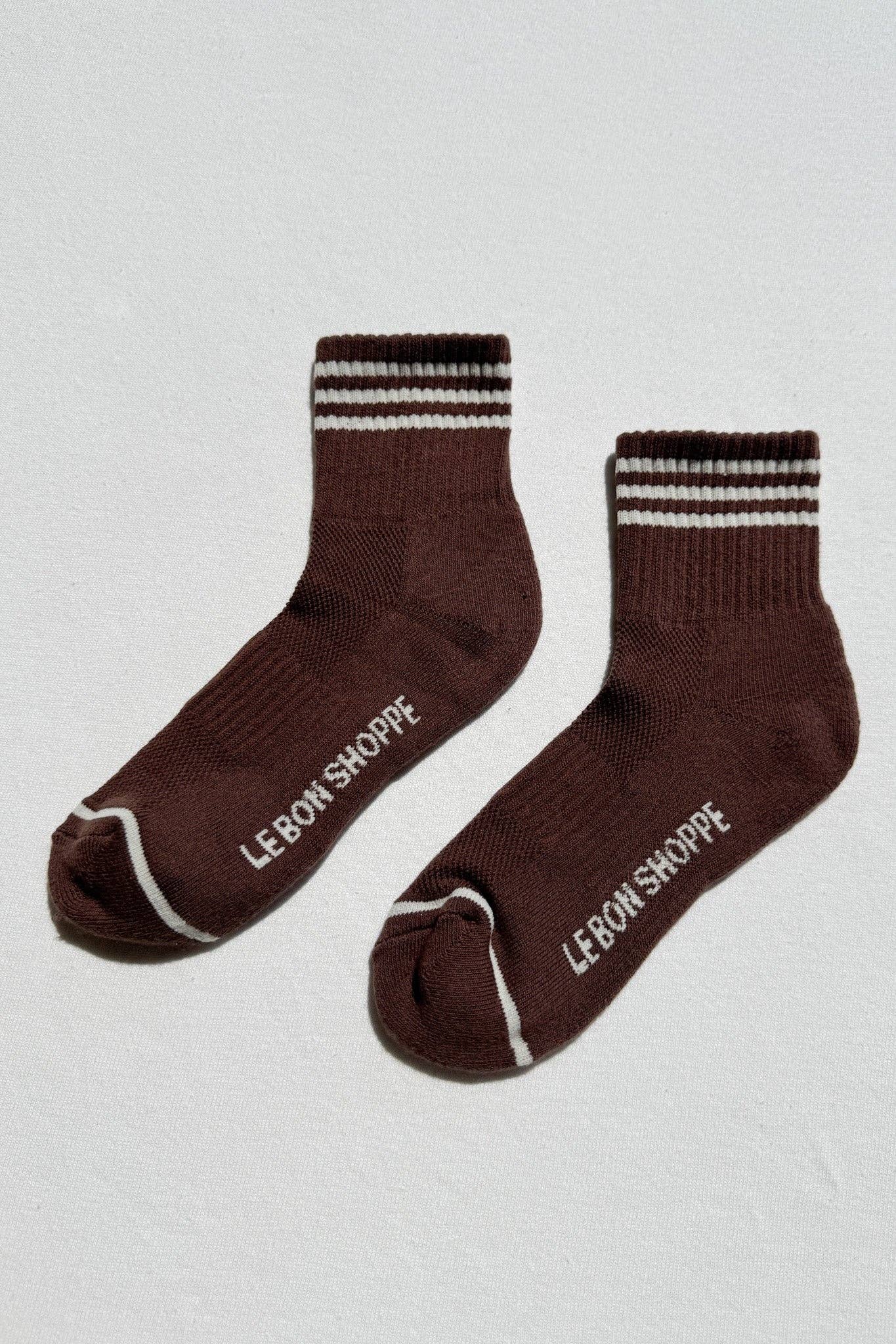 Girlfriend Socks - Brown