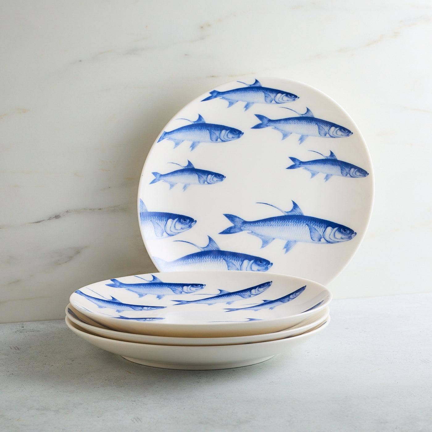 School of Fish Coupe Salad Plate - Single