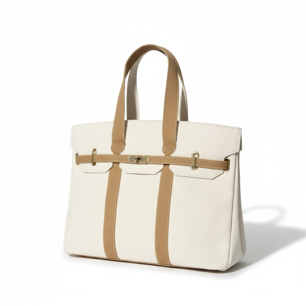 The Luxe Signature Tote - Tan
