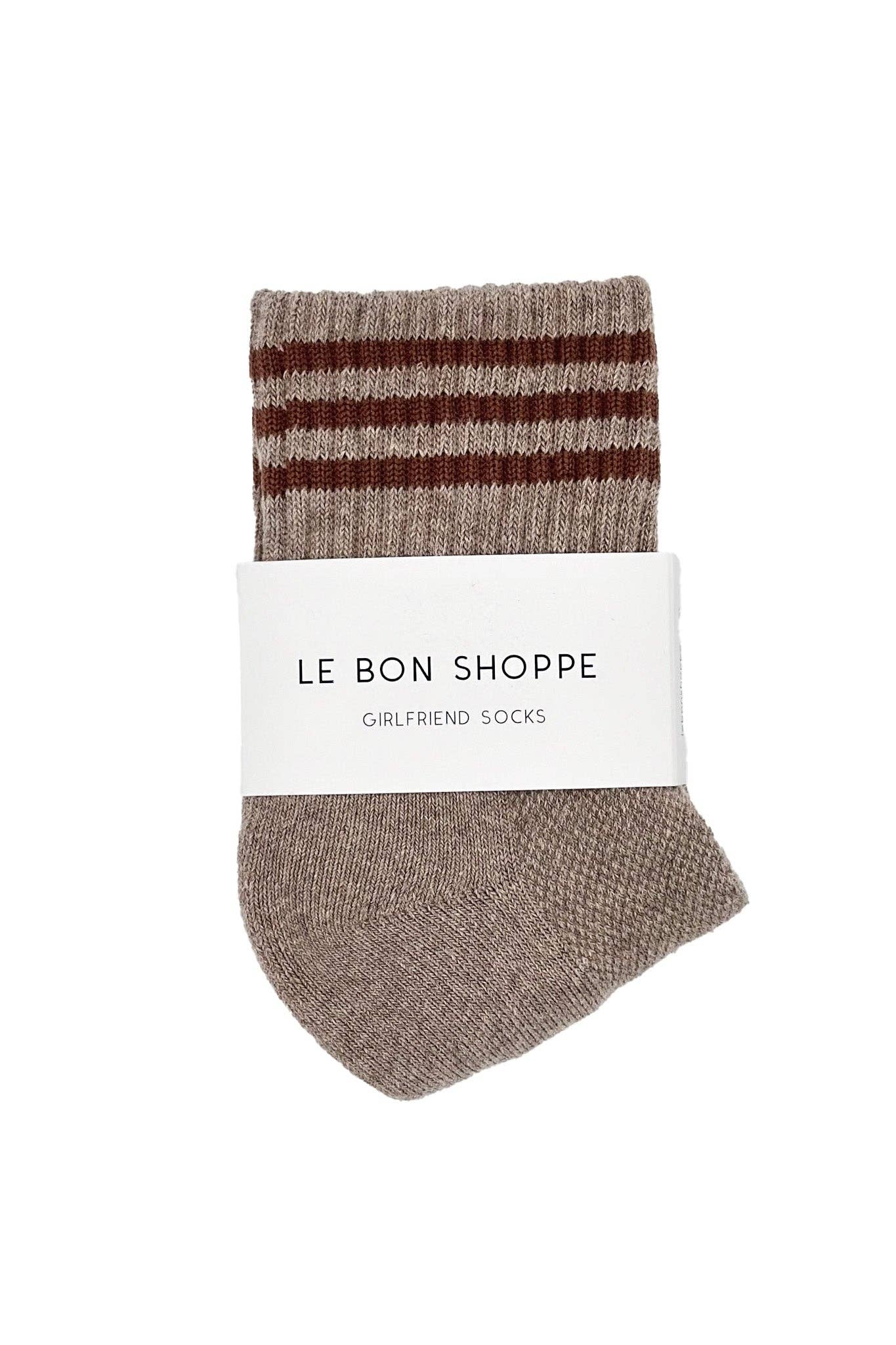 Girlfriend Socks - Brown
