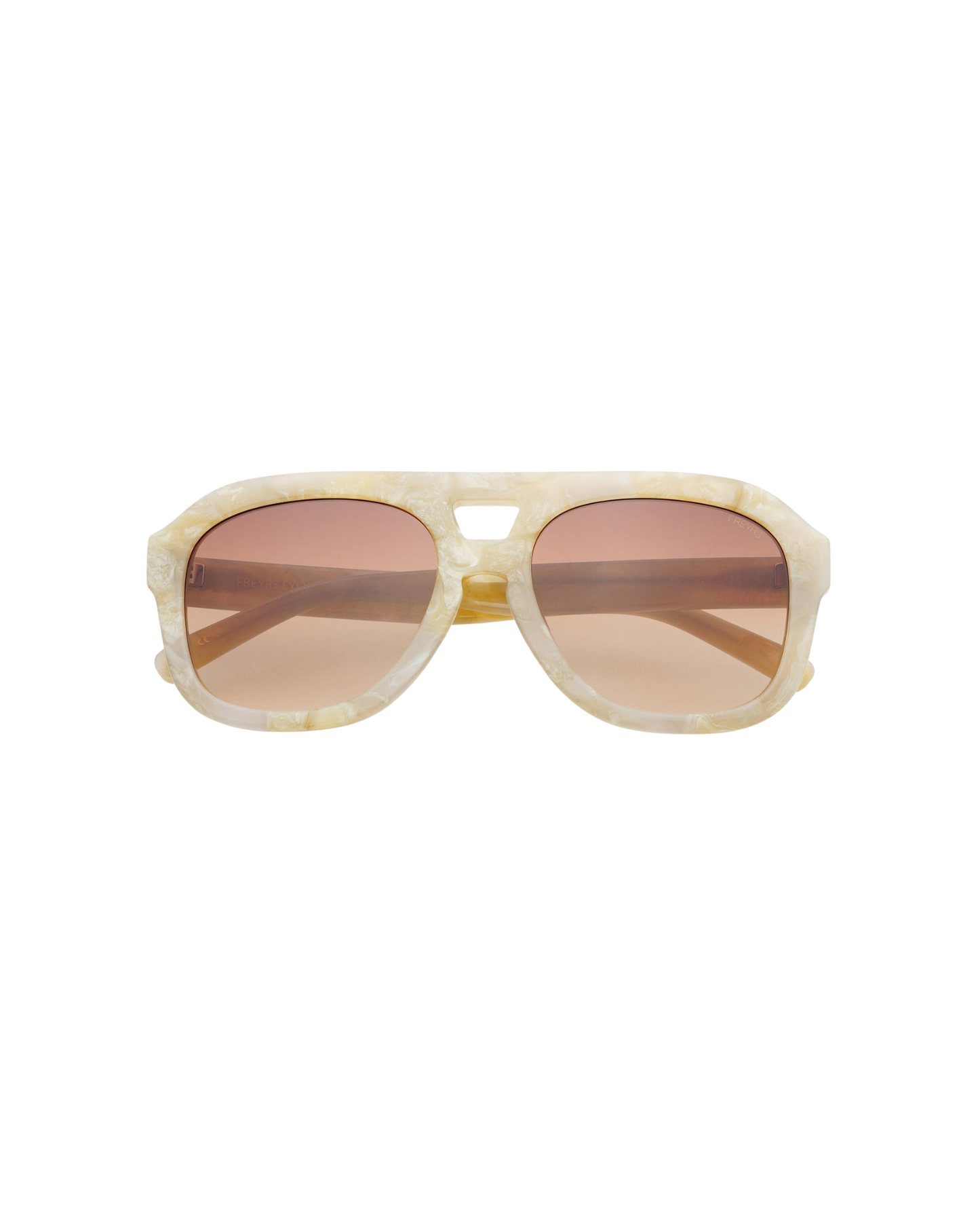 Voyager Acetate Oversized Aviator Sunglasses - Gray Pearl
