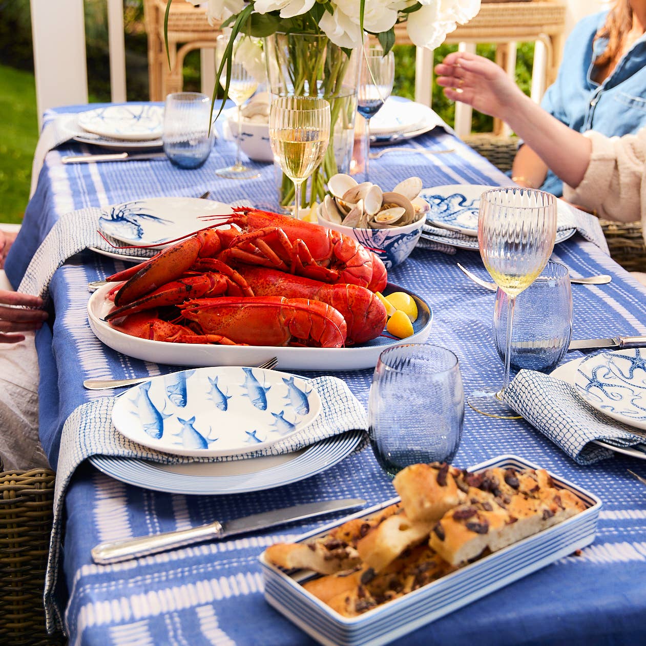 School of Fish Coupe Salad Plate - Single