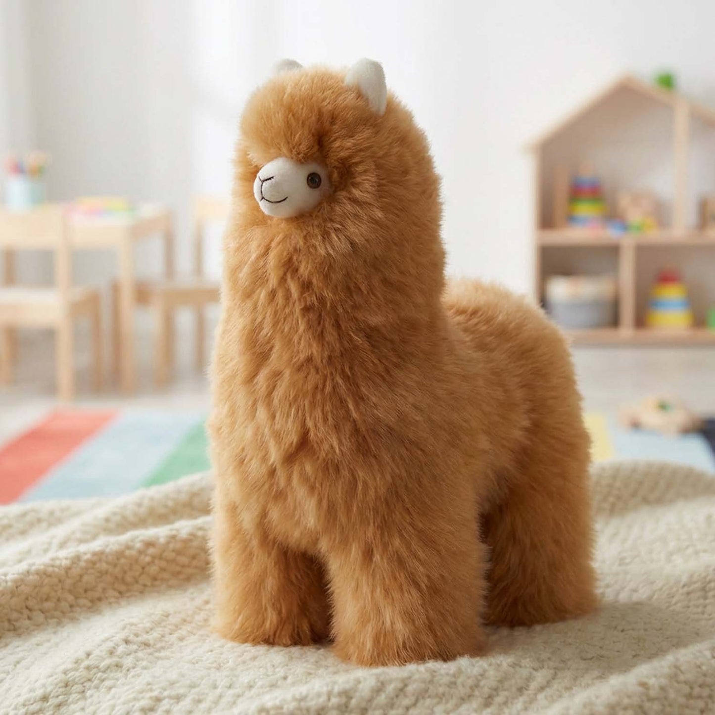 Alpaca Stuffed Animal - Alpaca Medium 12": Beige