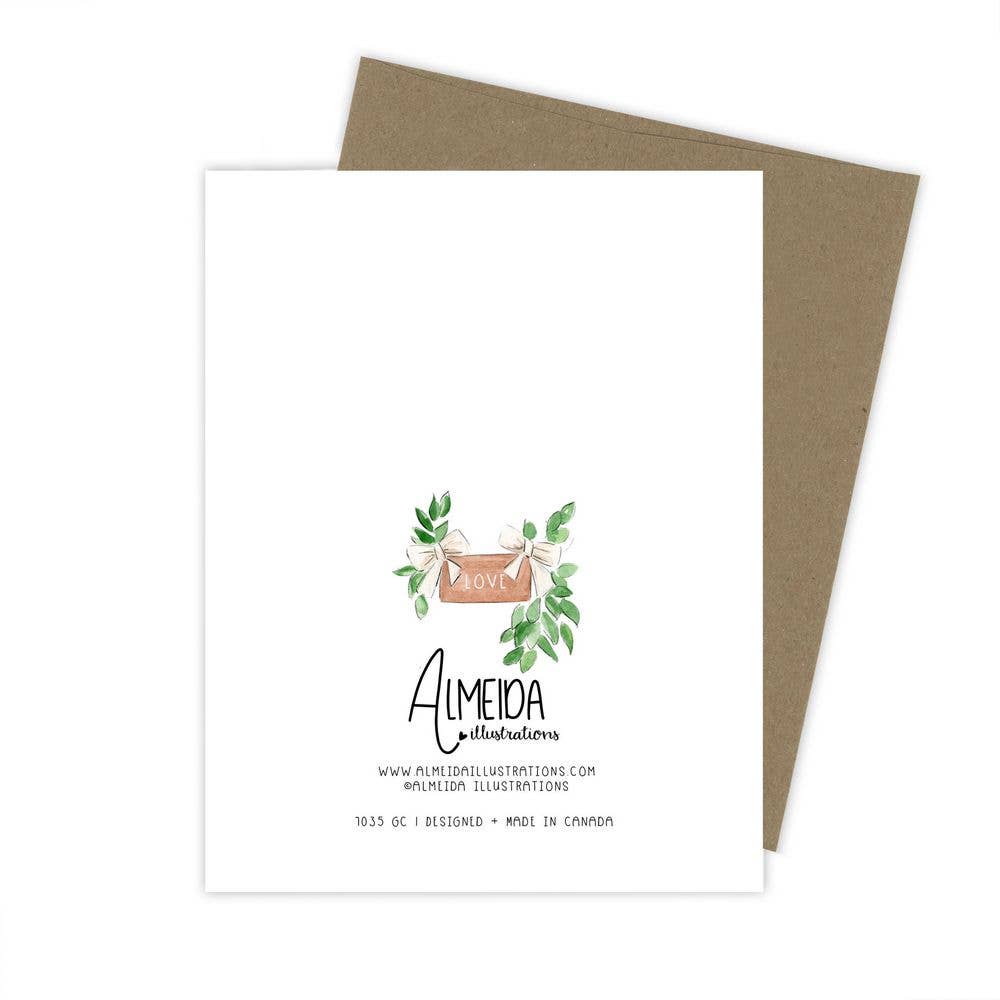 Happily Ever After Mr + Mrs Newlywed Greeting Card