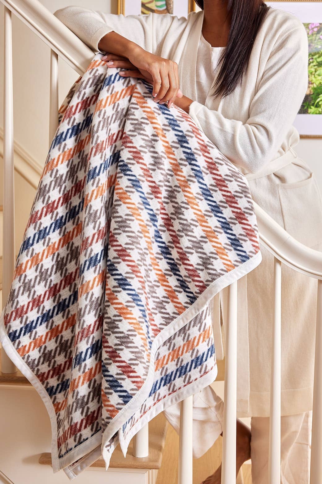 Hampton Houndstooth Blanket - Chappywrap