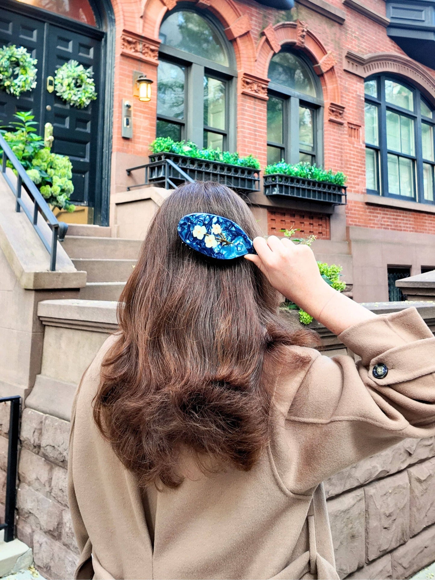 Hand-painted Vintage Flowers Amzing Hair Brush