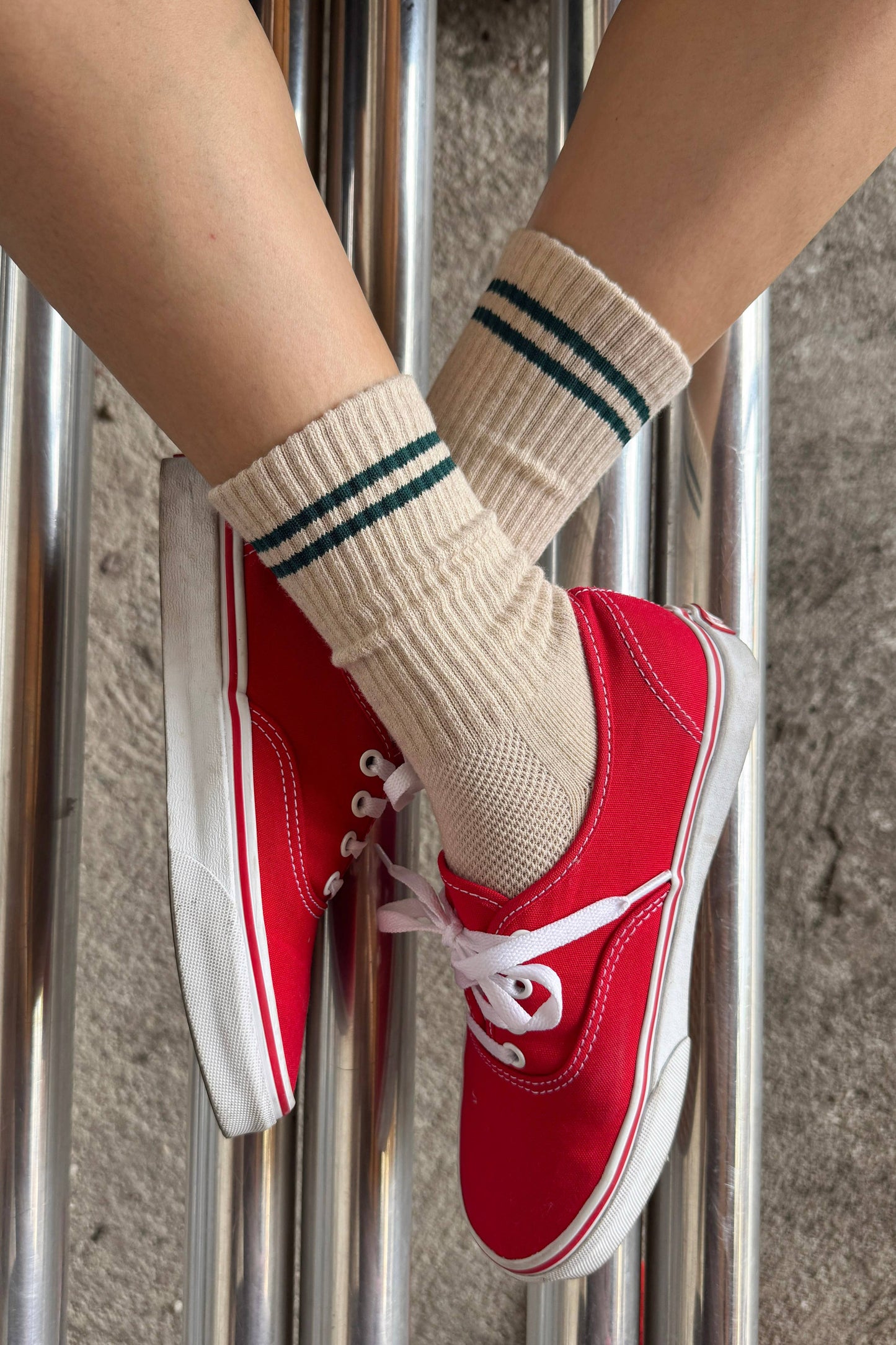 Boyfriend Socks - Light Grey