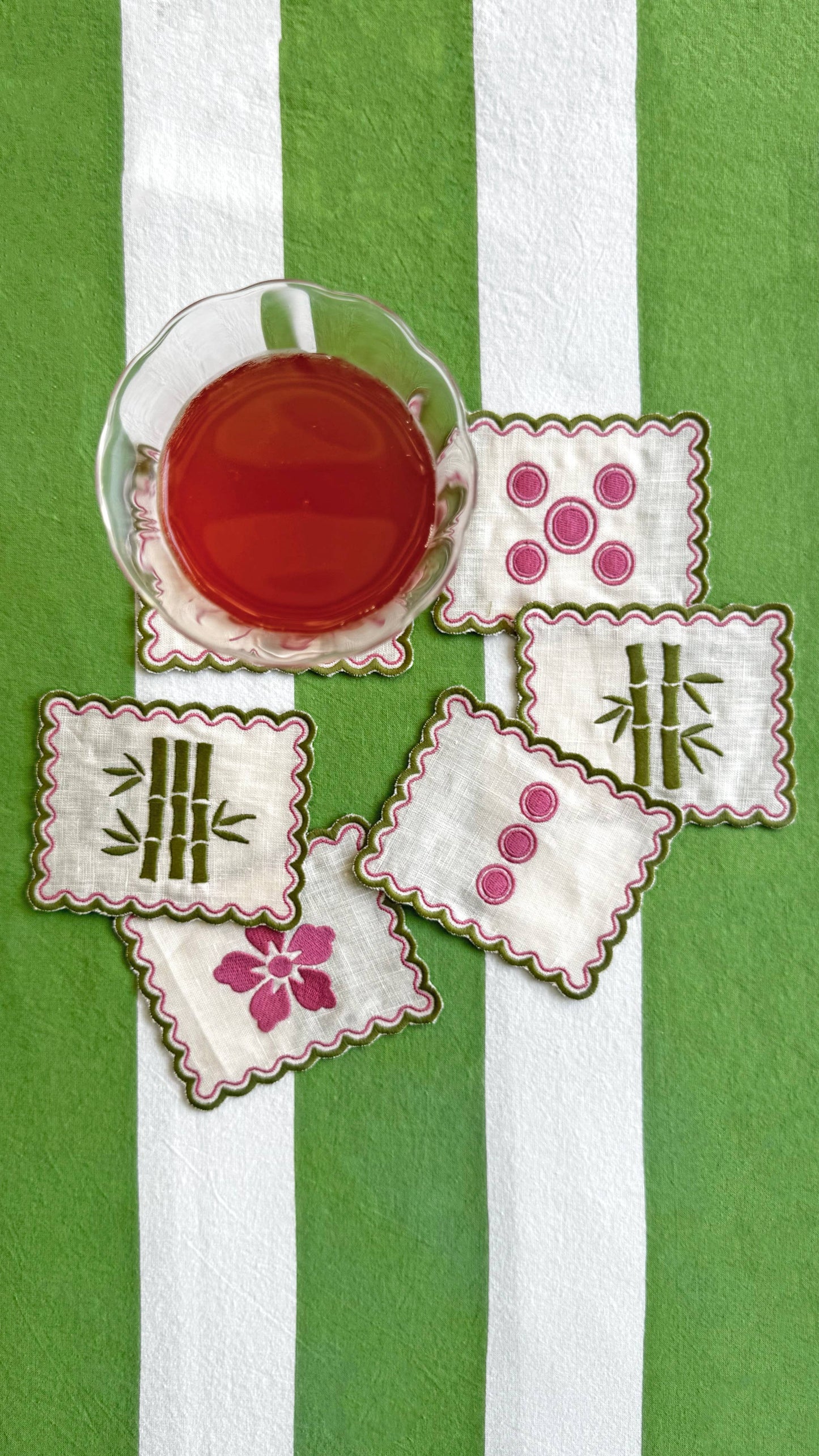 Mahjong Cocktail Coasters (set of 6)