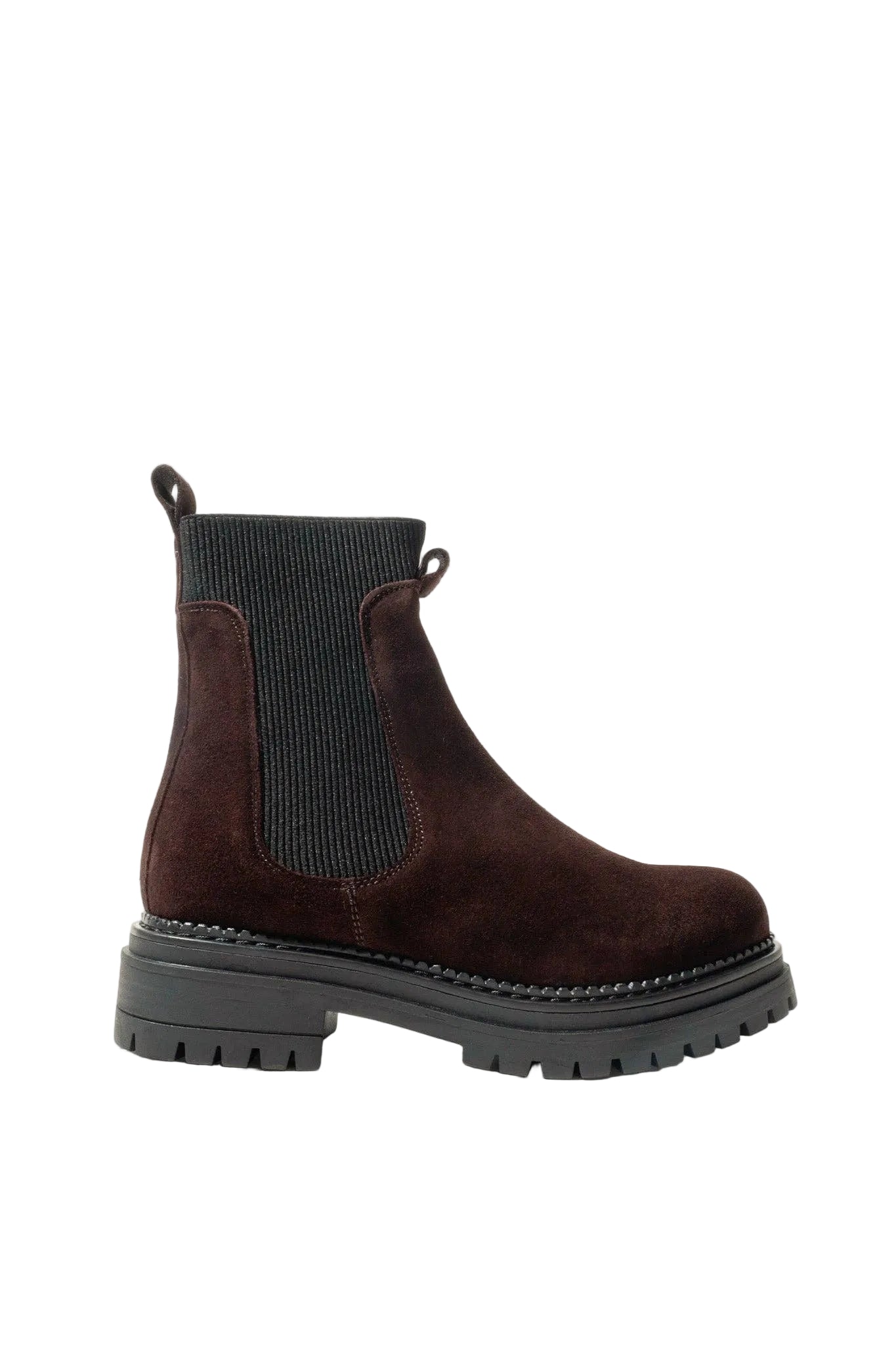 Kelly Chocolate Suede Ankle Boots