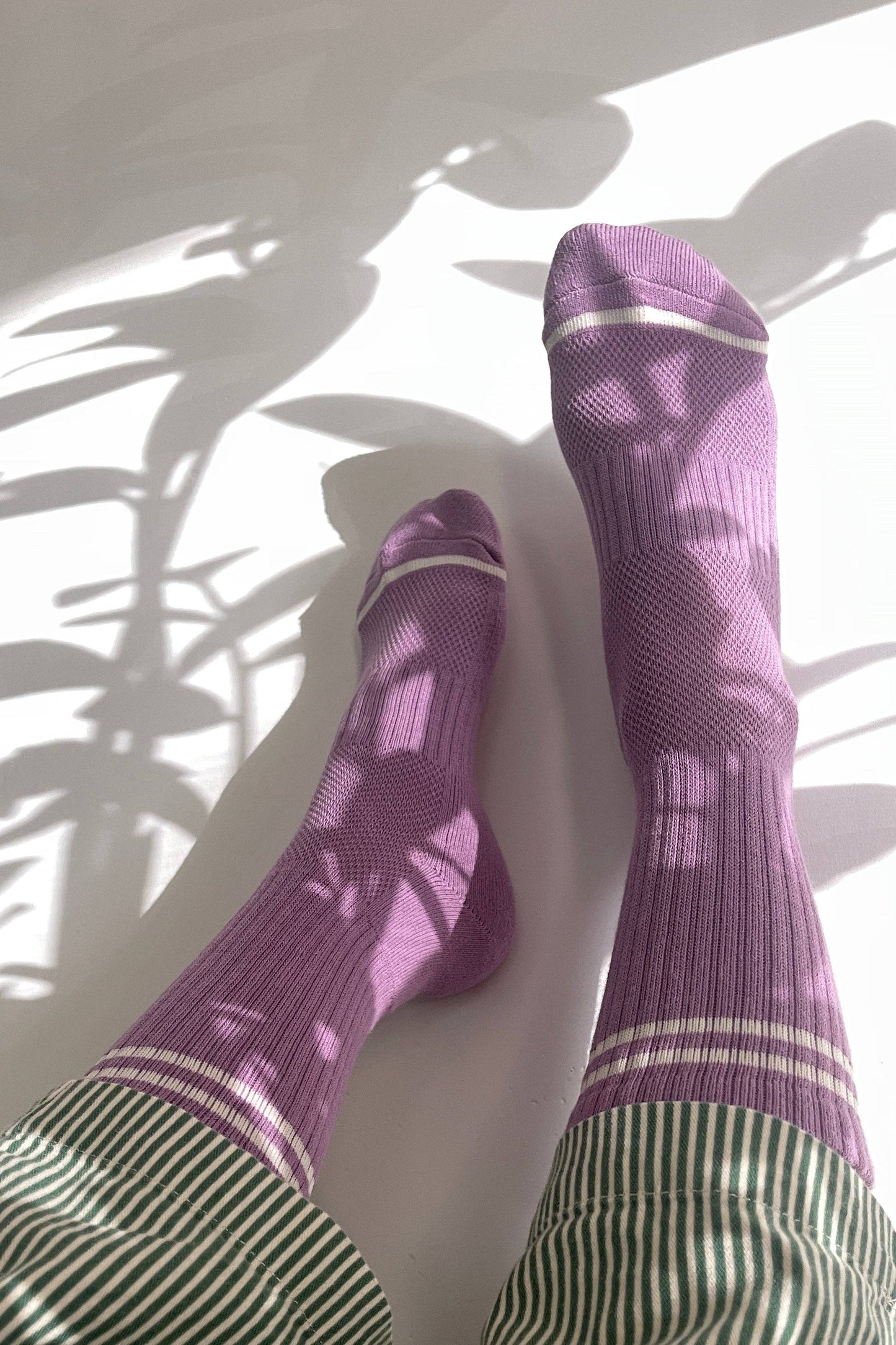 Boyfriend Socks - Amour Pink