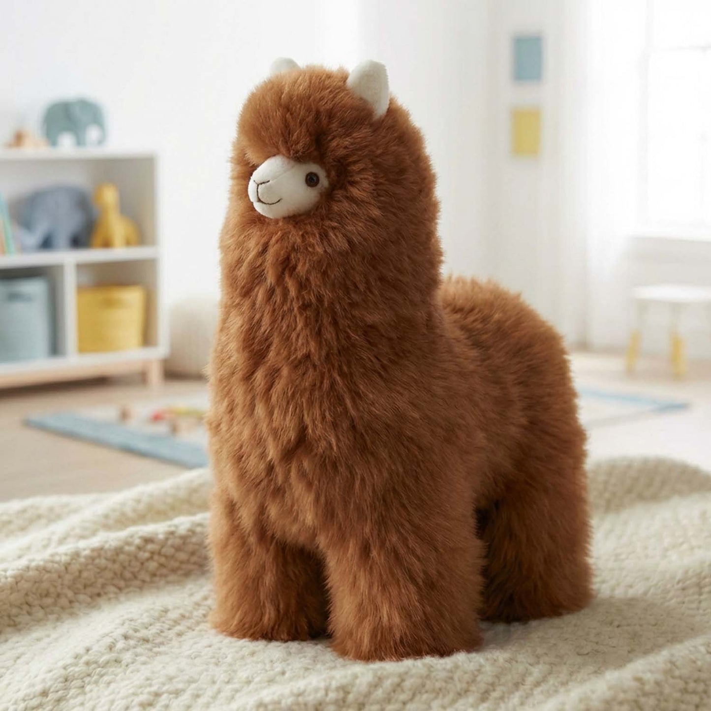 Alpaca Stuffed Animal - Alpaca Medium 12": White