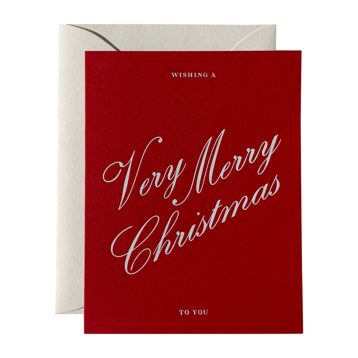 Very Merry Christmas Greeting Card - Scarlett