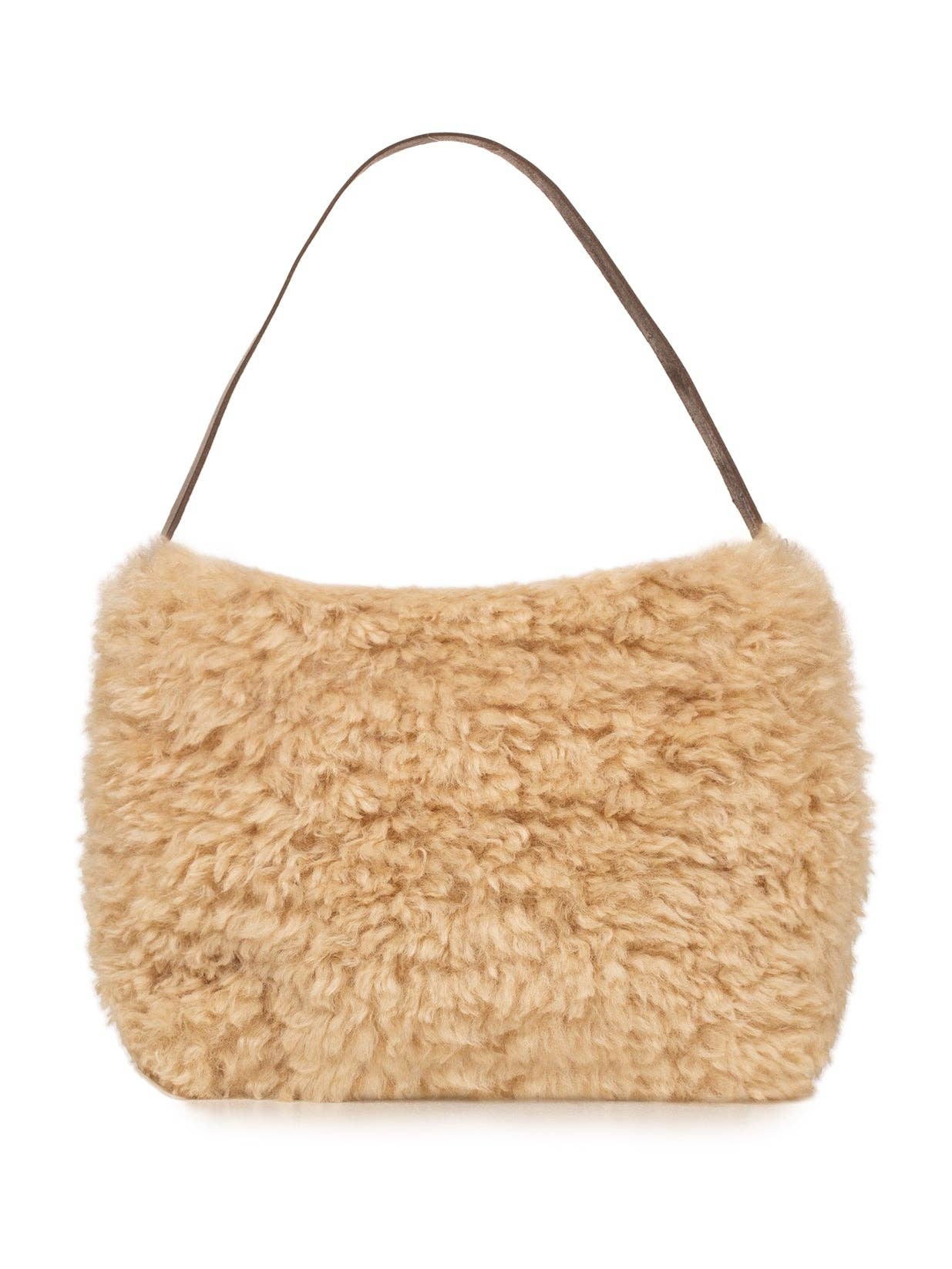 Arc Fur Bag - Chestnut
