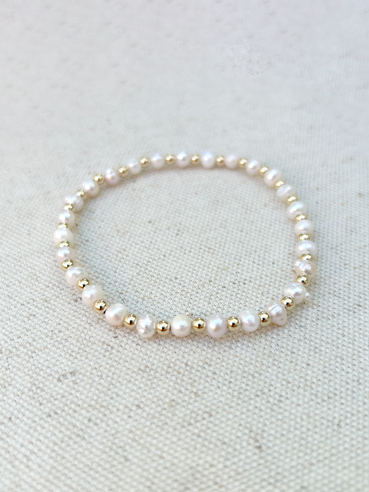 Stretchy Elley Stretchy Pearl Bracelet - SILVER - Kaylie Dawn