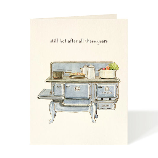 Oven Hot Anniversary Greeting Card - Felix Doolittle