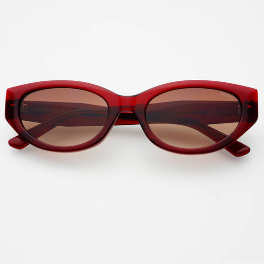 Ameli Cat-Eye Sunglasses - Red