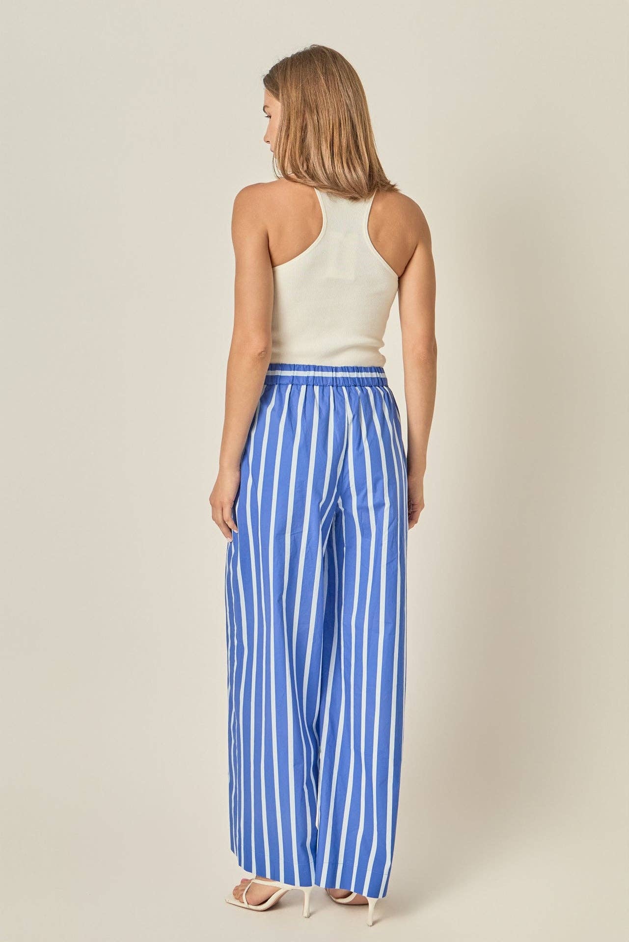 Stripe Long Pants - English Factory