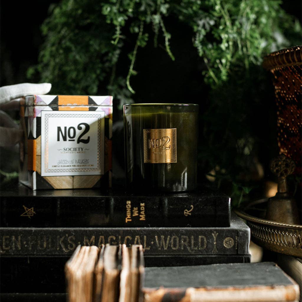 No. 2 Society Candle - Patchouli, Cocoa Bean, Floral