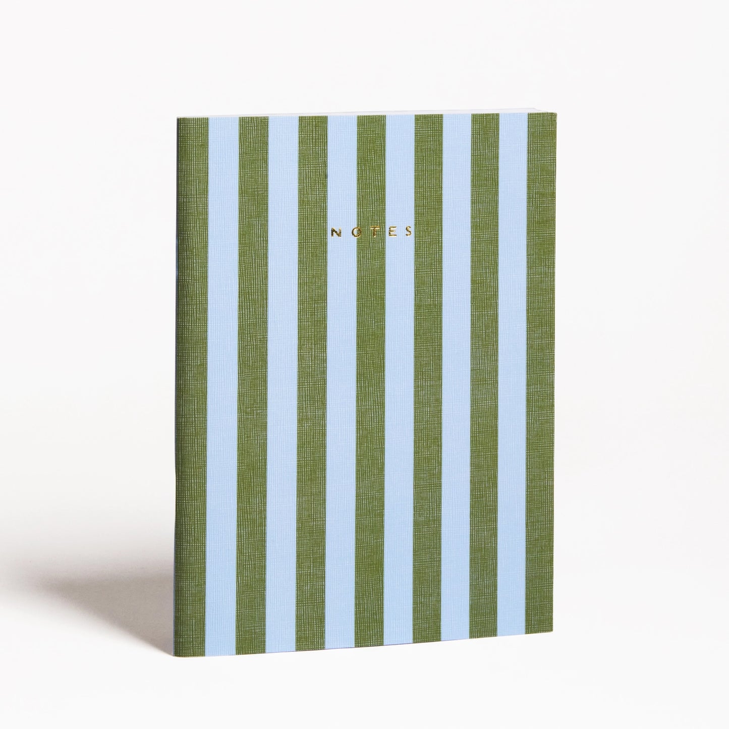 Blue and Green Stripe Journal - Abigail Jayne Design