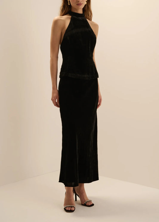 The Velvet Favorite Maxi Skirt - Favorite Daughter