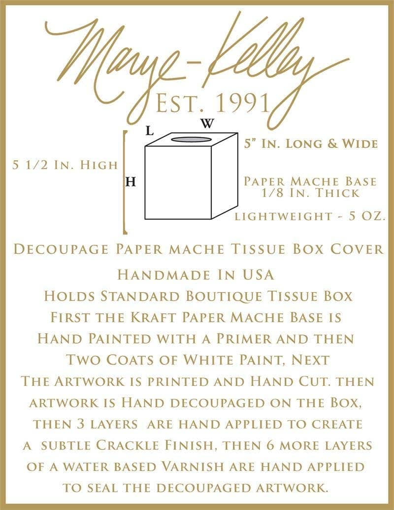 Sailboat & Anchor Tissue Box Cover