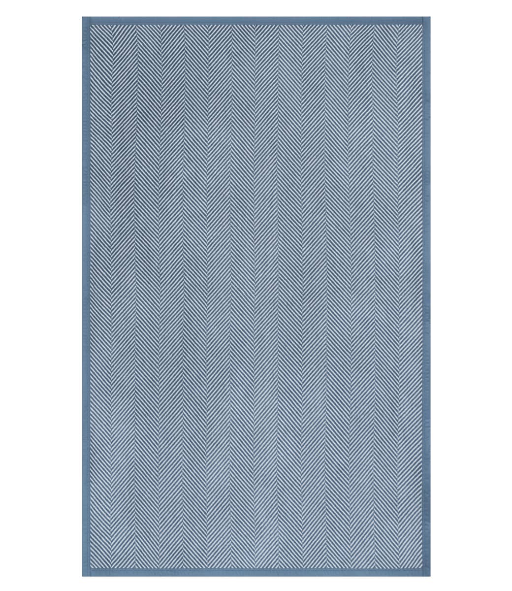 Harborview Herringbone Cornflower Blanket - Midi