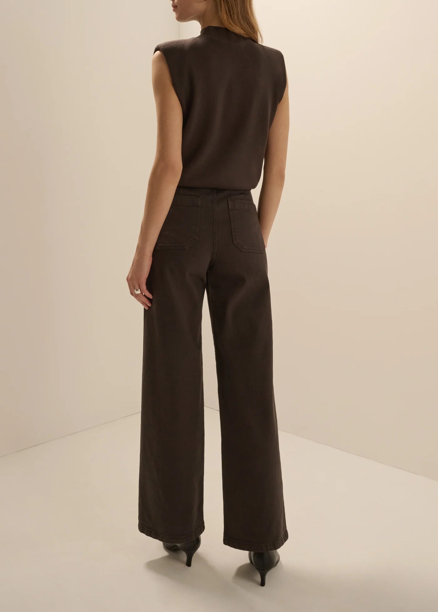 The Mischa Super High Rise Wide Leg Ankle Pant - Favorite Daughter