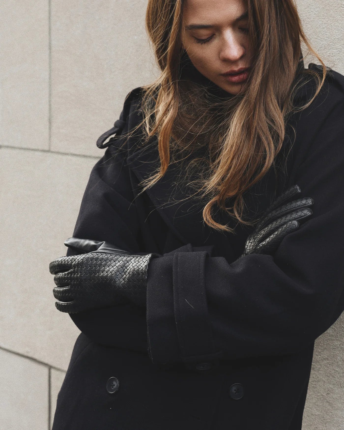 Emil Leather Gloves - Black - Bembien