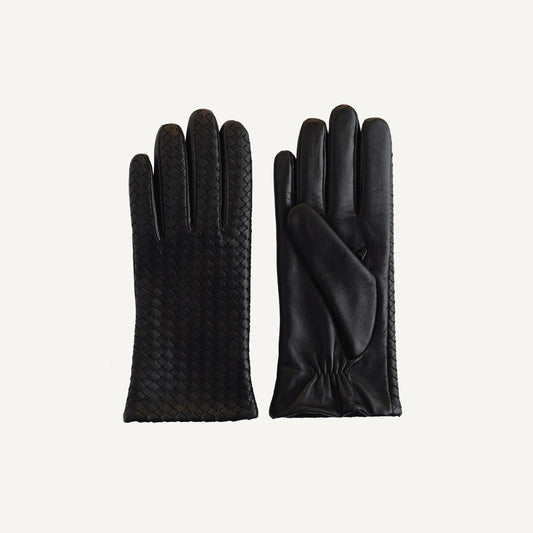Emil Leather Gloves - Black - Bembien