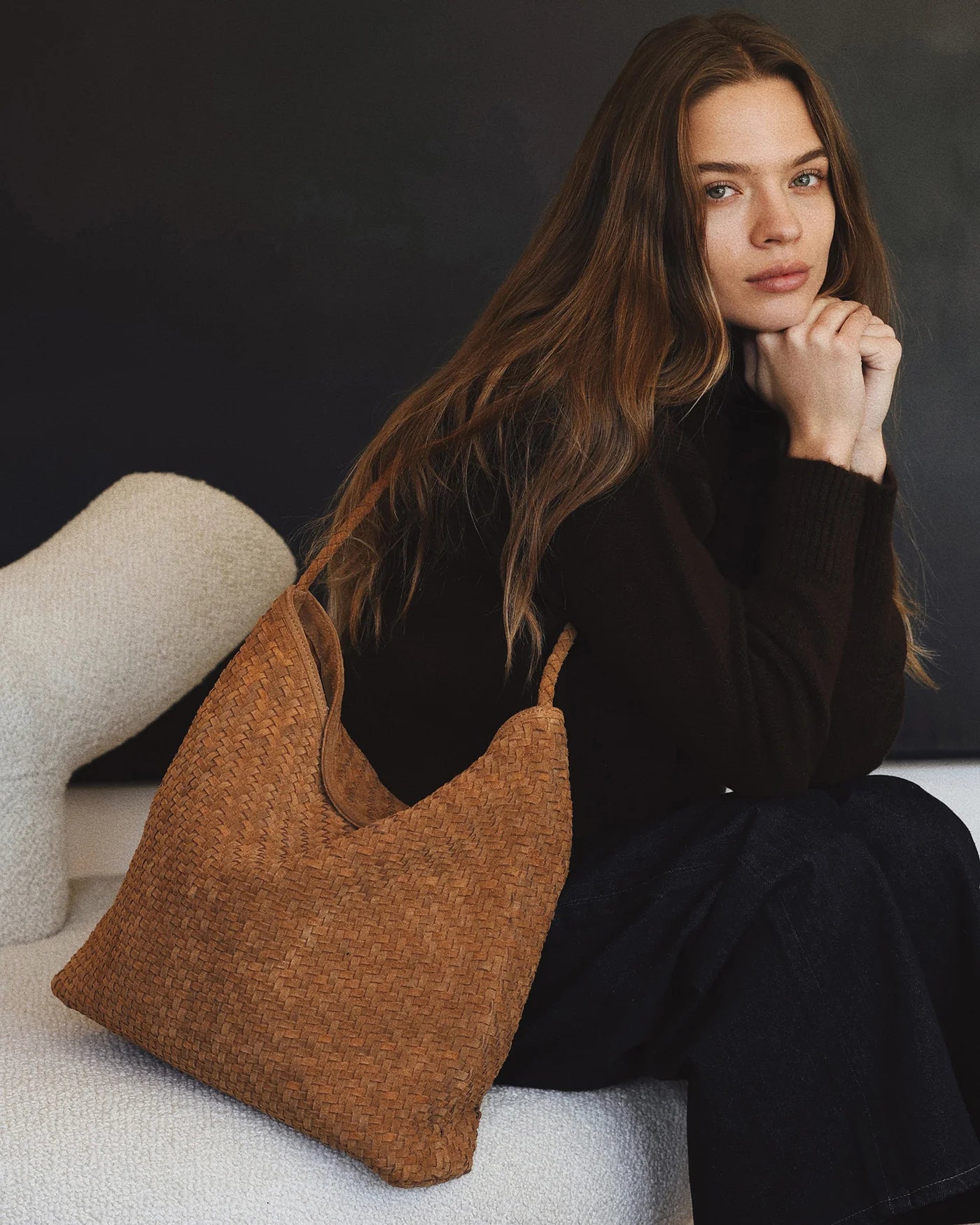 Sera Tote - Copper Suede - Bembien