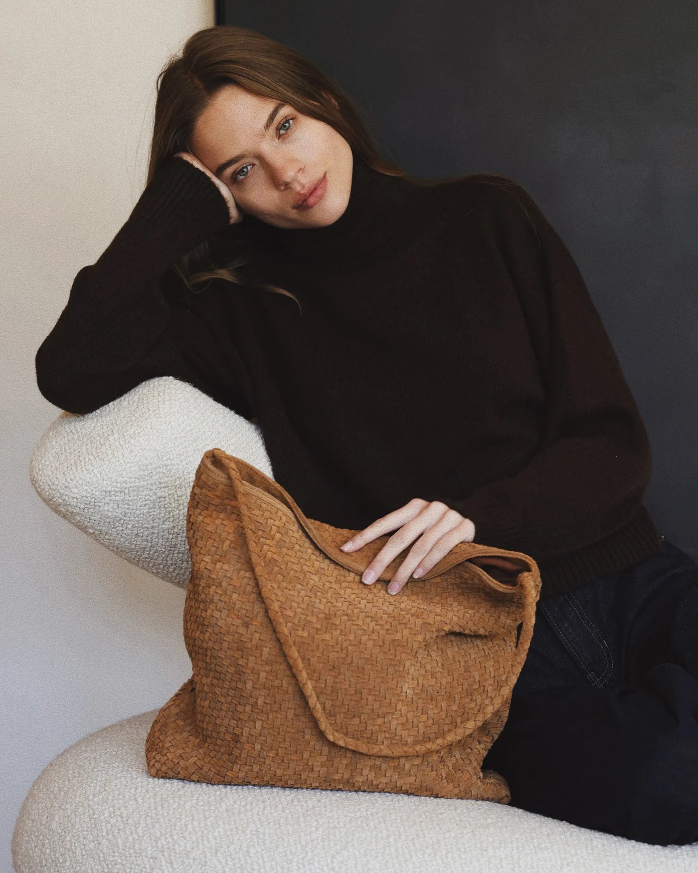 Sera Tote - Copper Suede - Bembien