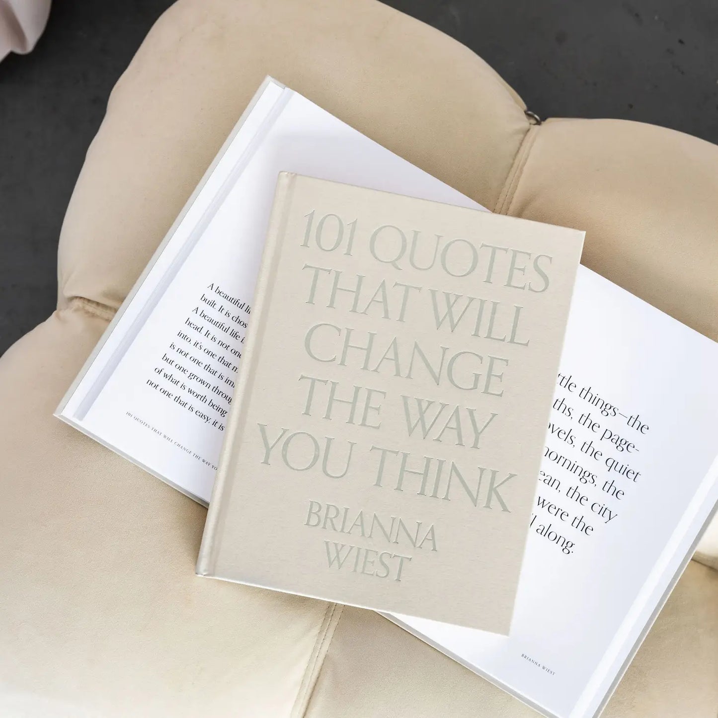 HARDCOVER 101 Quotes That Will Change the Way You Think - Table Book by Brianna Wiest