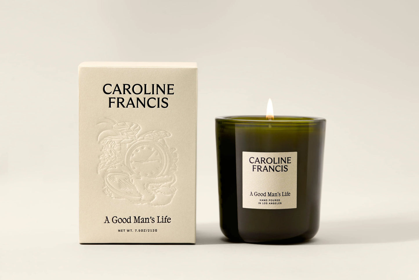 A Good Man's Life Candle - Caroline Francis