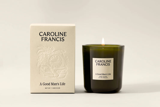 A Good Man's Life Candle - Caroline Francis