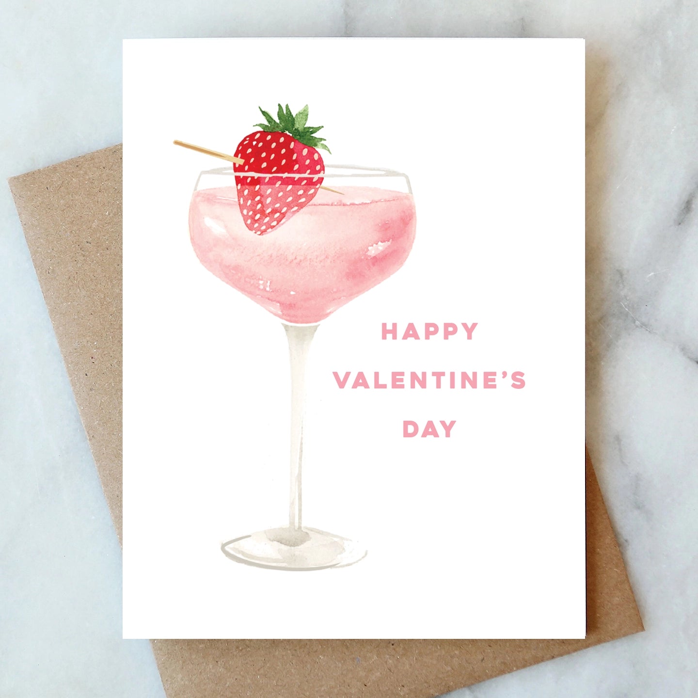 Valentine’s Cocktail Card - Abigail Jayne Design