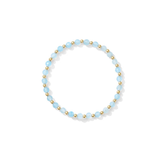 Stretchy Elley Bracelet - SKY JADE - Kaylie Dawn
