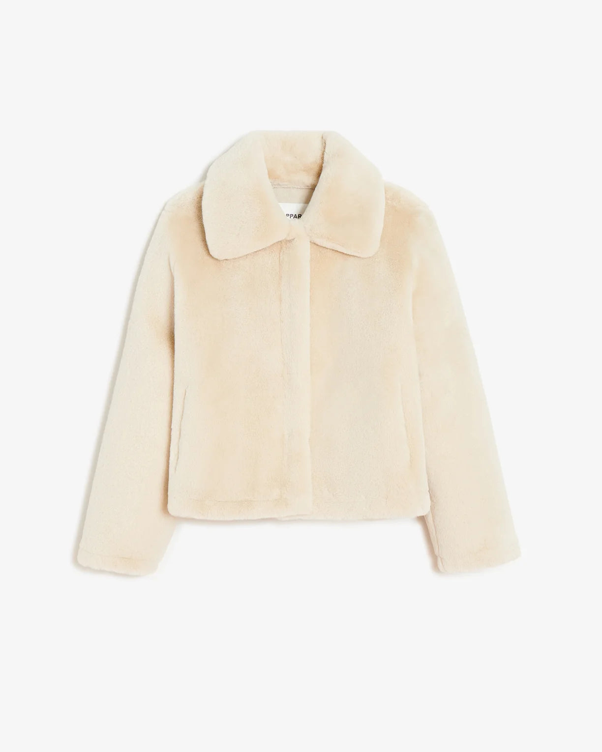 Elis Faux Fur Coat - Latte - Apparis