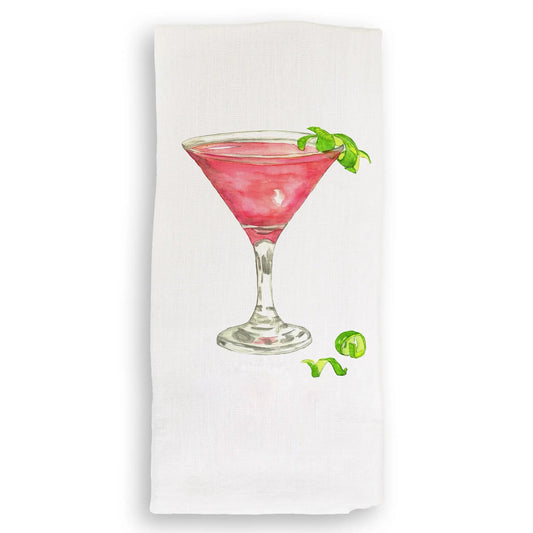 Cosmopolitan Linen Tea Towel - French Graffiti