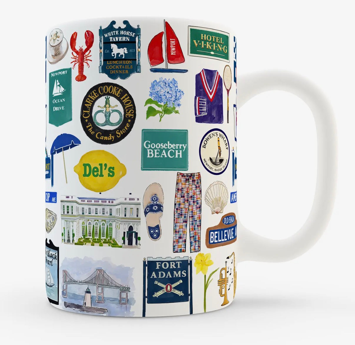 Newport, Rhode Island Ceramic Mug
