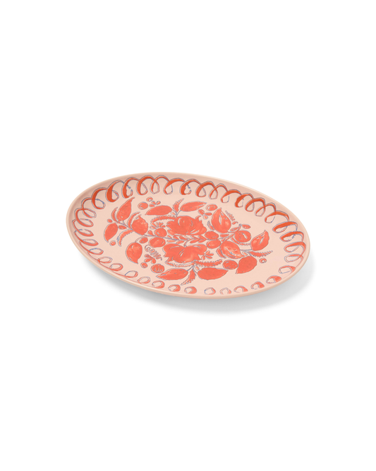 Amalfi Oval Tray Pink - 15.7" x 11"