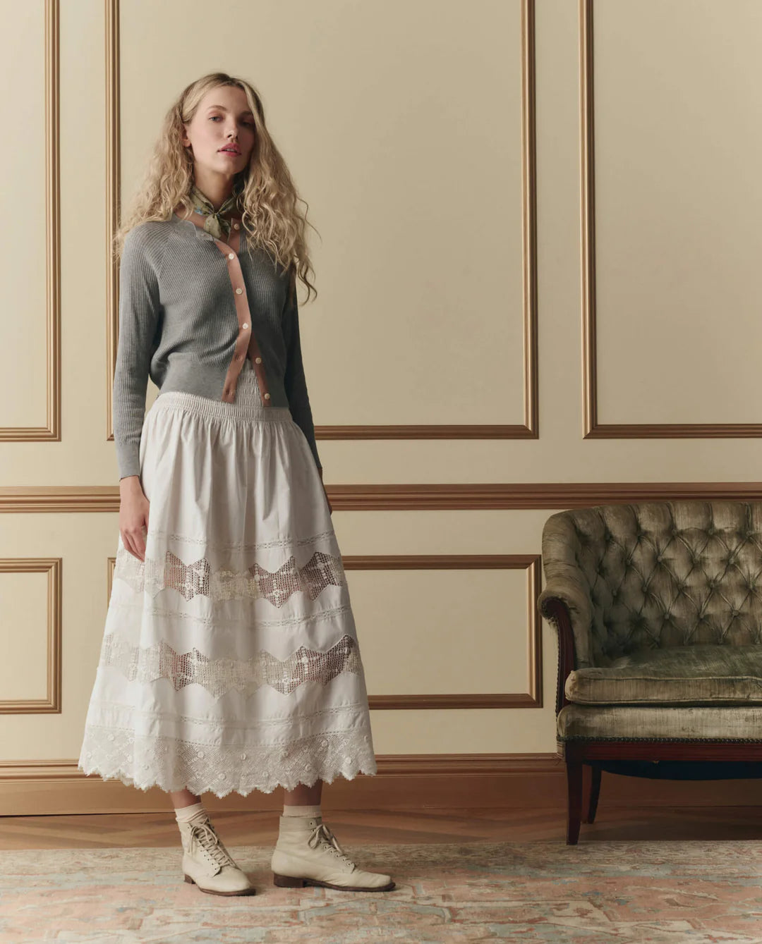 Rosette Canary Skirt - The Great