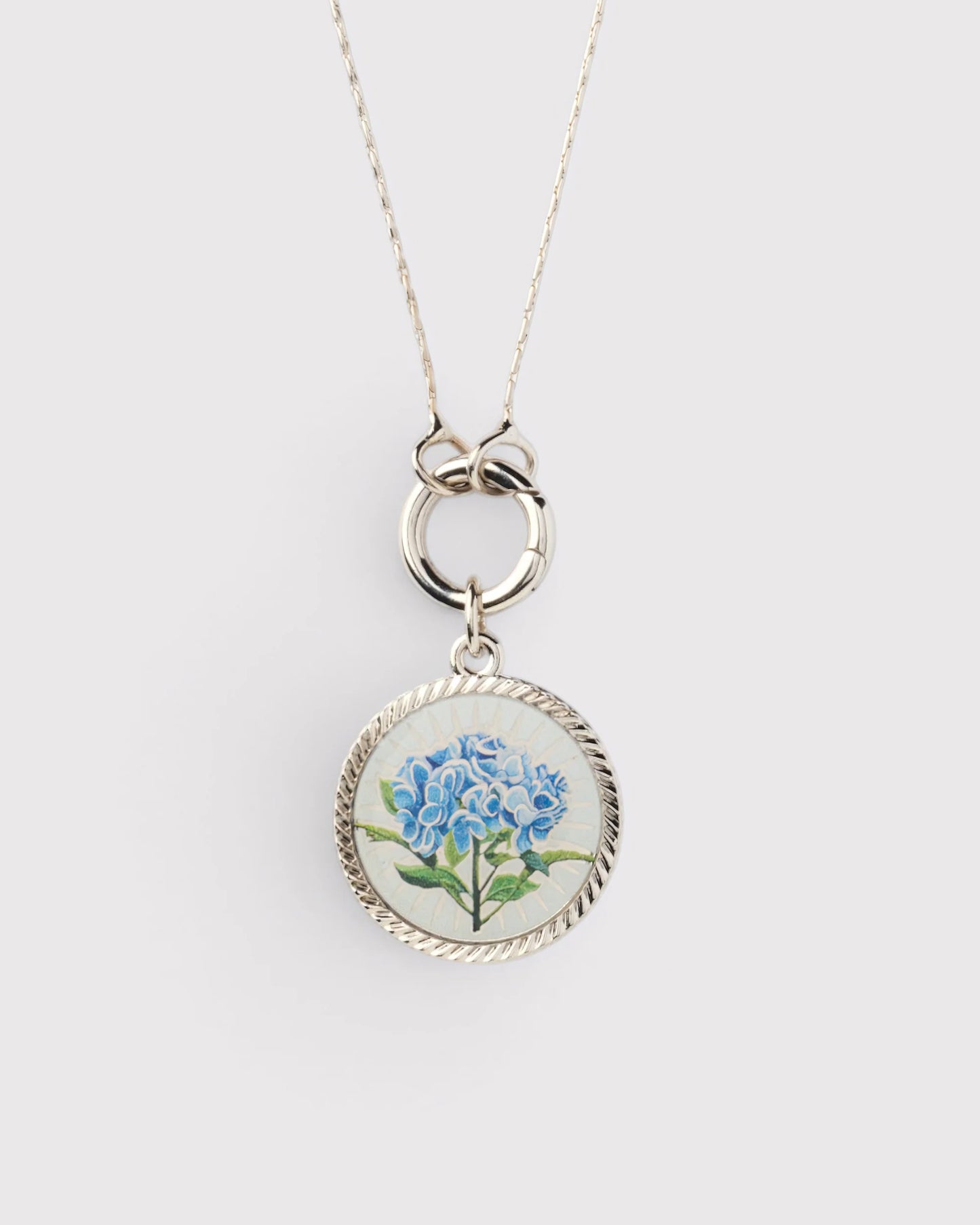 Kate's Hydrangea Necklace - Silver or Gold - Kate Hickman x And Livy
