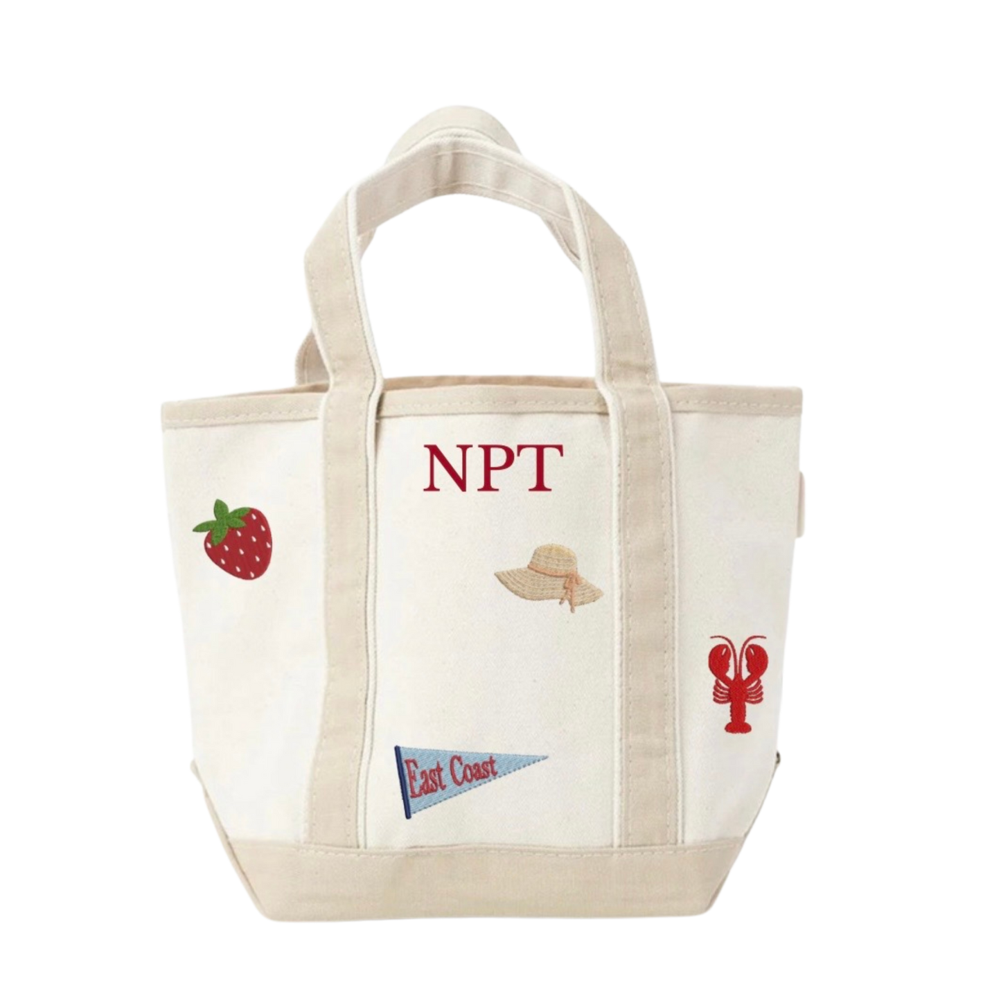 PREORDER: NPT Embroidered Summer Boat Tote