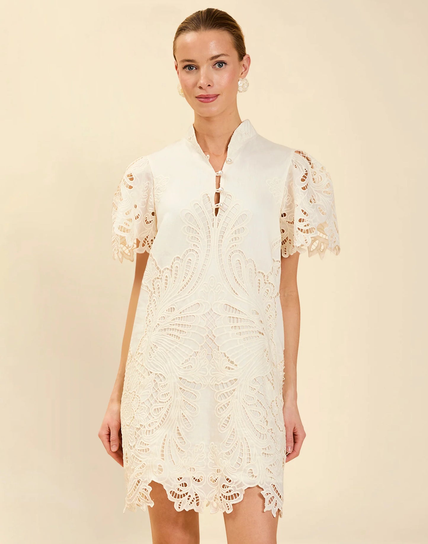 Elliana Lace Mini Dress - Mestiza