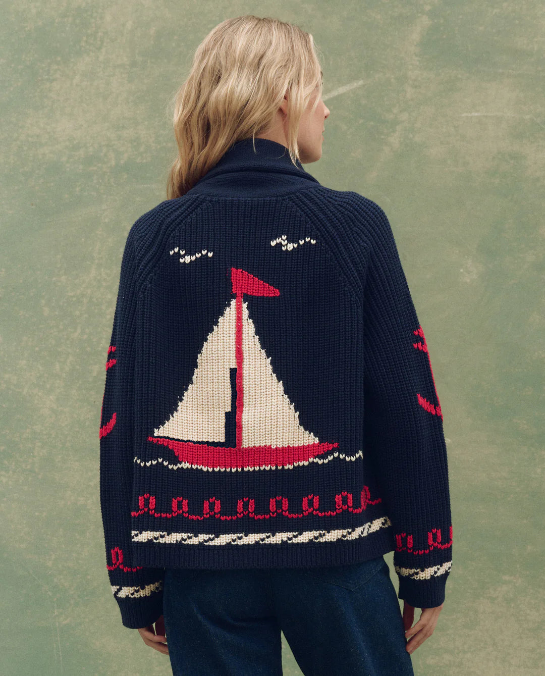 The Sailboat Lodge Cardigan - The Great