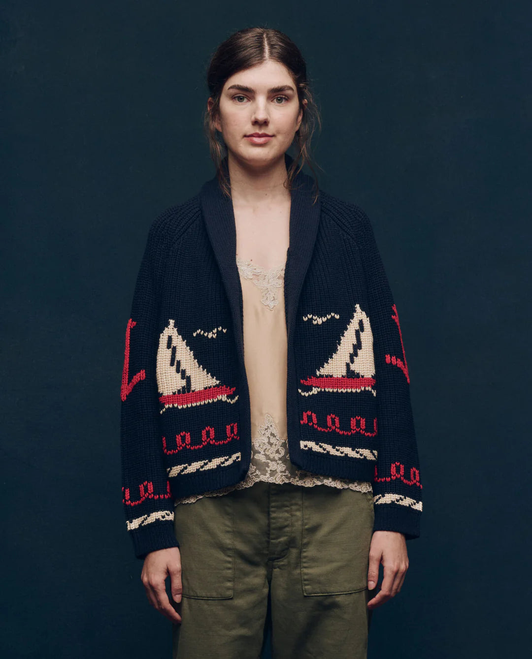 The Sailboat Lodge Cardigan - The Great